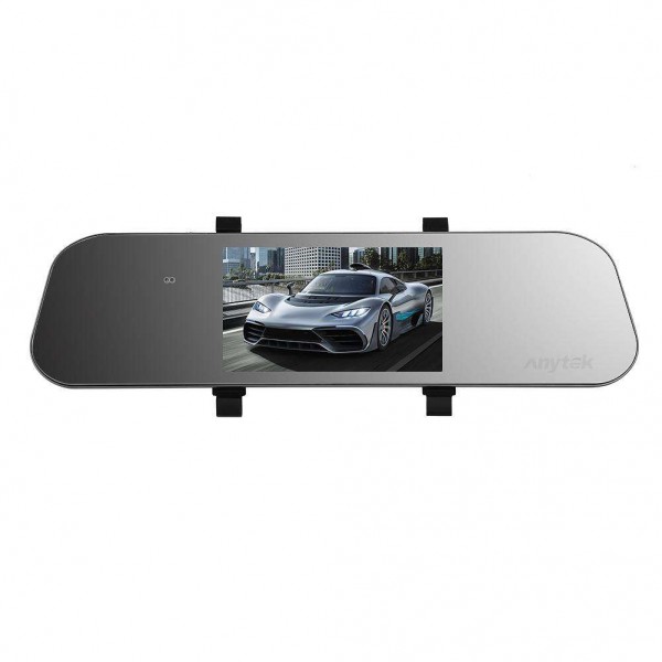 Anytek A80+ 5in Dual Lens 1080P Car Rearview Mirror DVR Camera Dash Cam