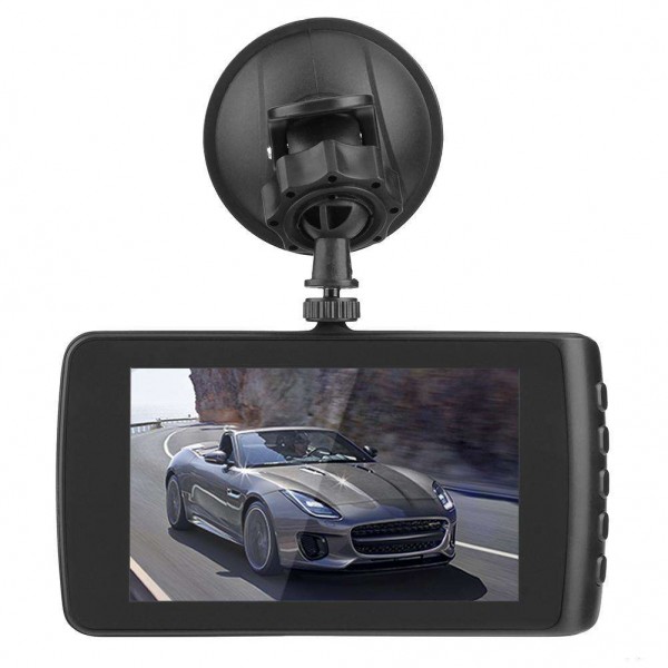 4in Dual Lens 1080P Car DVR Camera Video Recorder Motion Detection Dash Cam